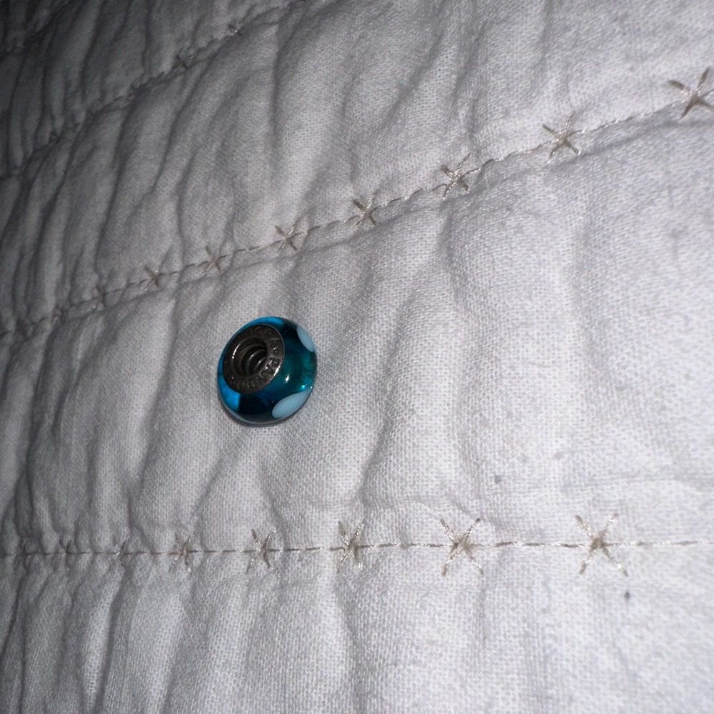 Pandora blue heart charm